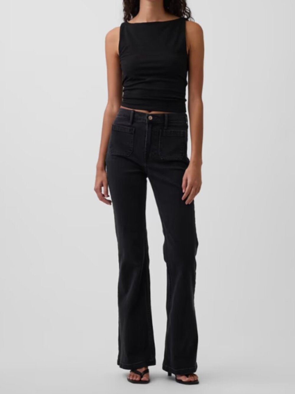 High Rise '70s Flare Jeans